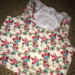Floral crop top